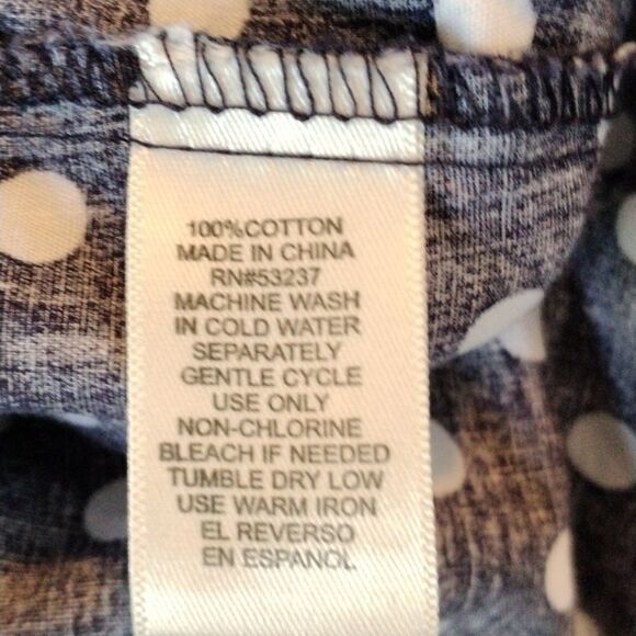 Mlle Gabrielle Polka Dot Cotton Dress. - Picture 9 of 10